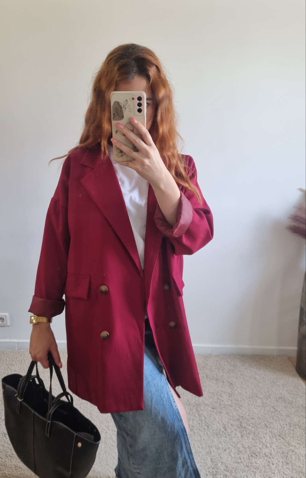 Blazer Jeanne bordeaux
