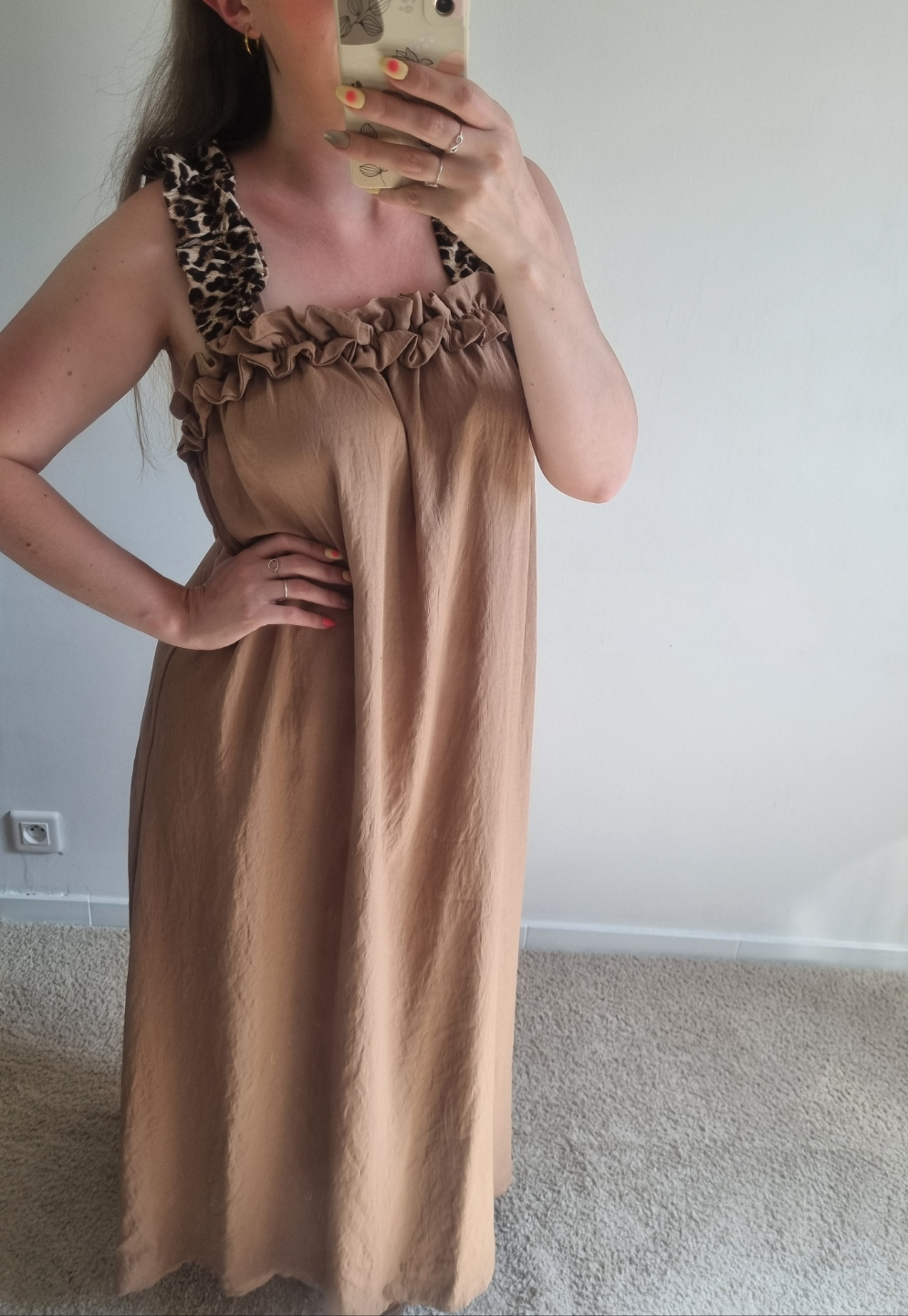Robe Carole camel