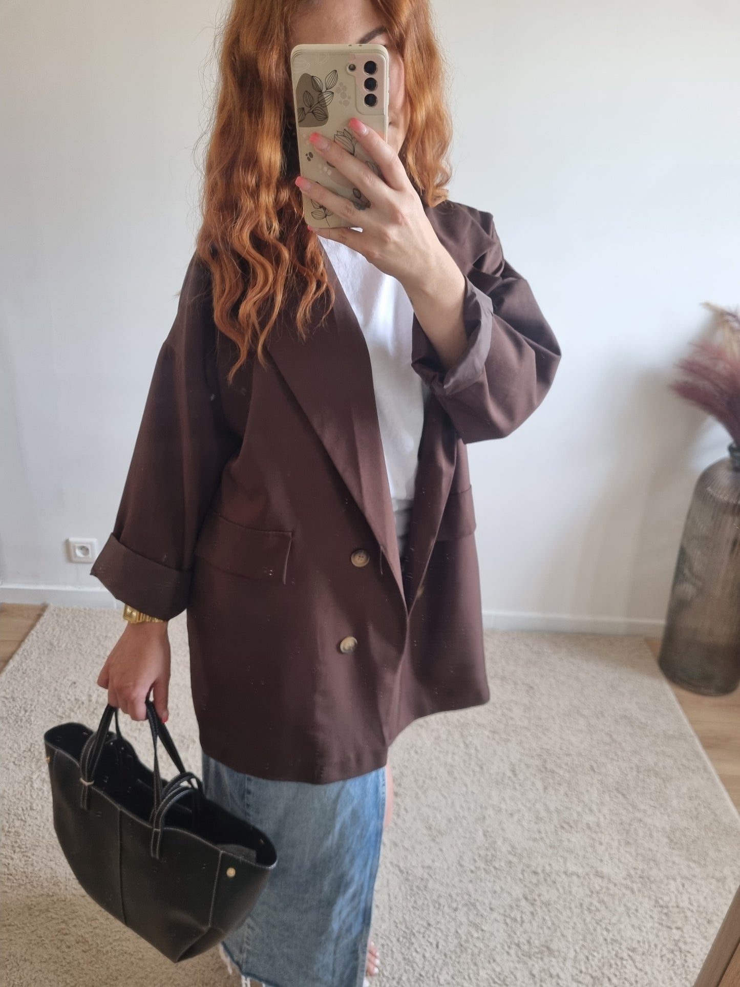 Blazer Jeanne chocolat