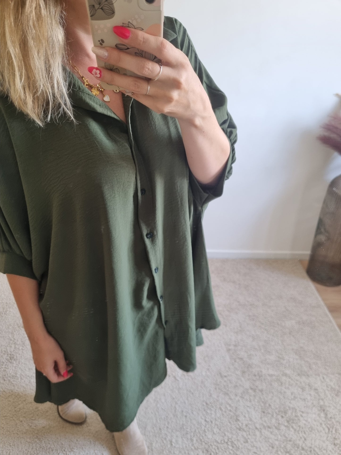 Robe Olivia kaki
