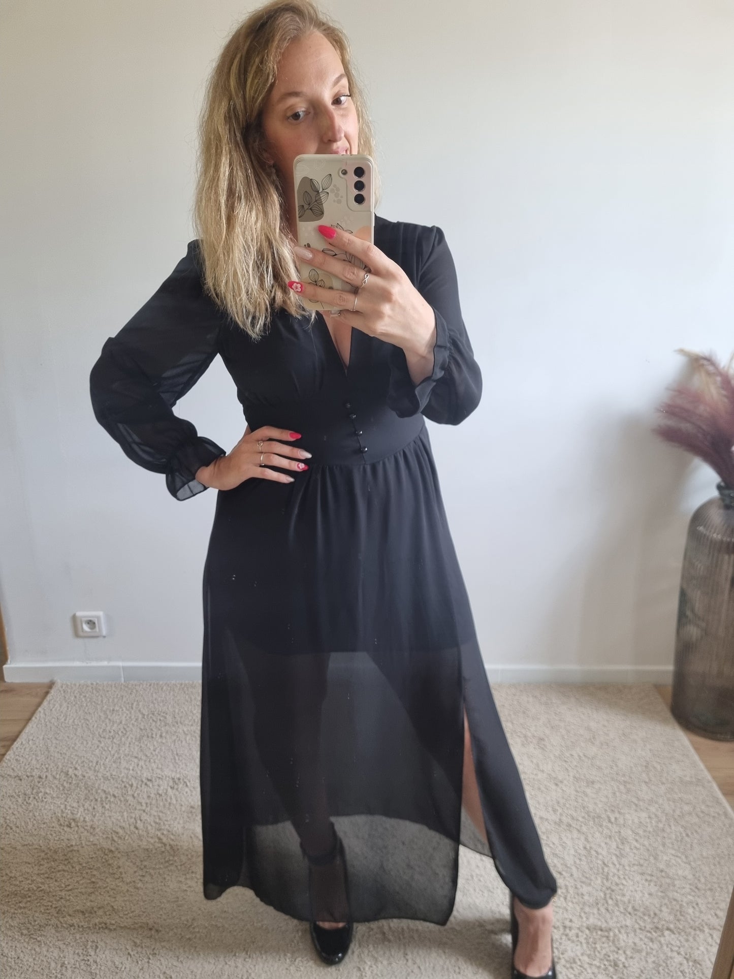 Robe Flora noire