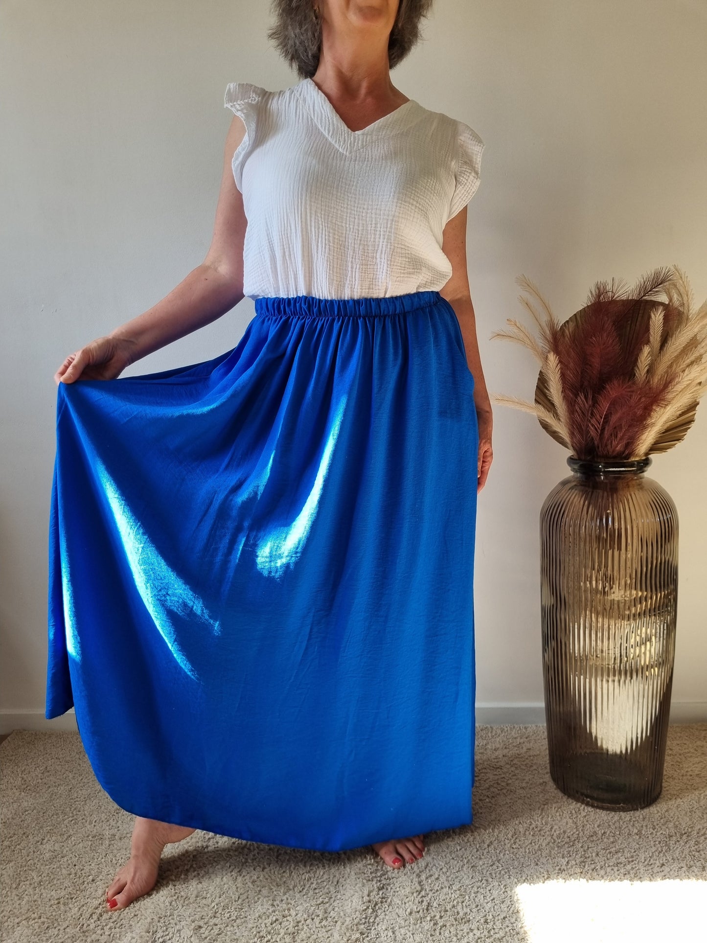 Jupe Angie Bleu roi