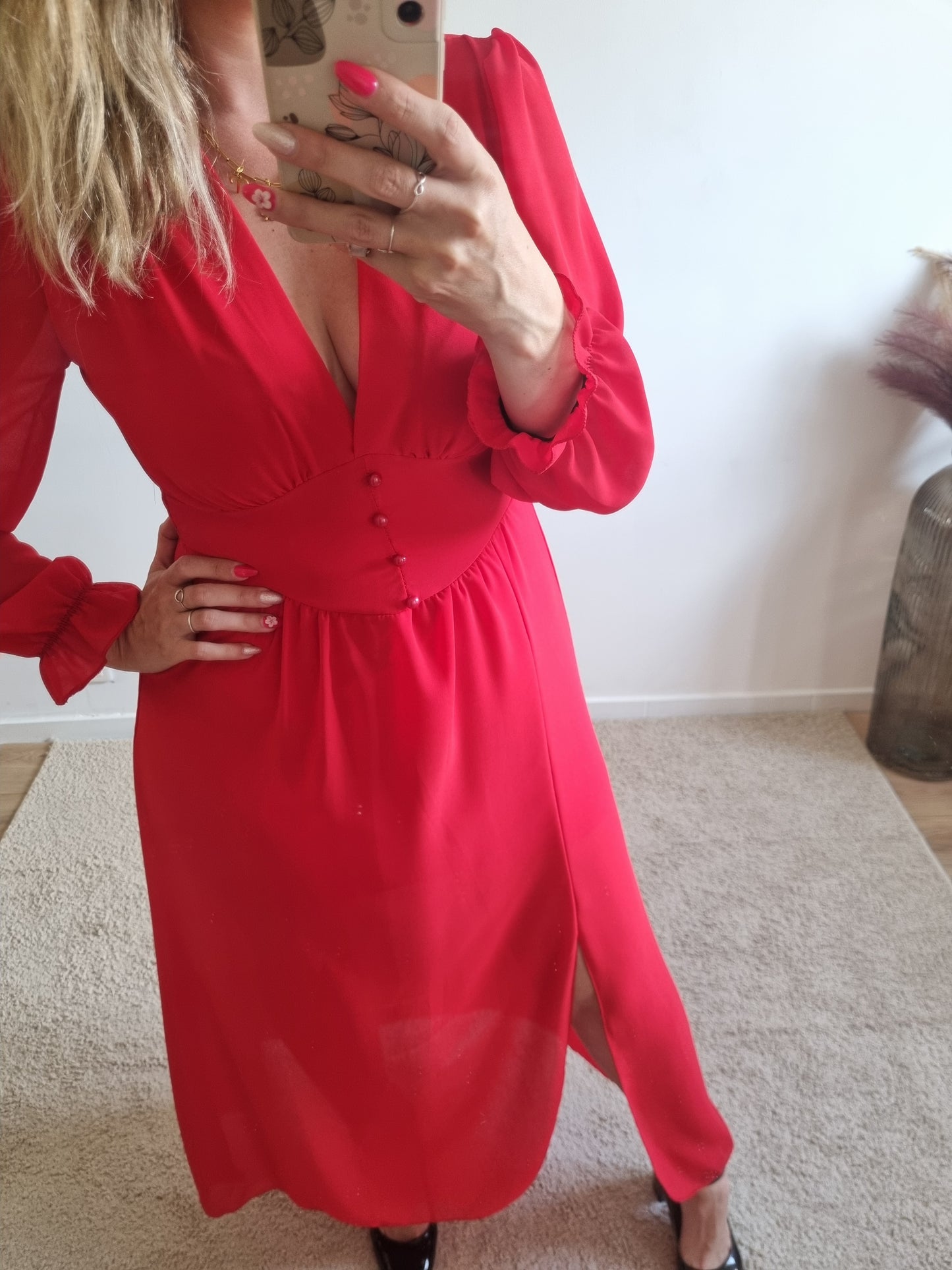 Robe Flora rouge