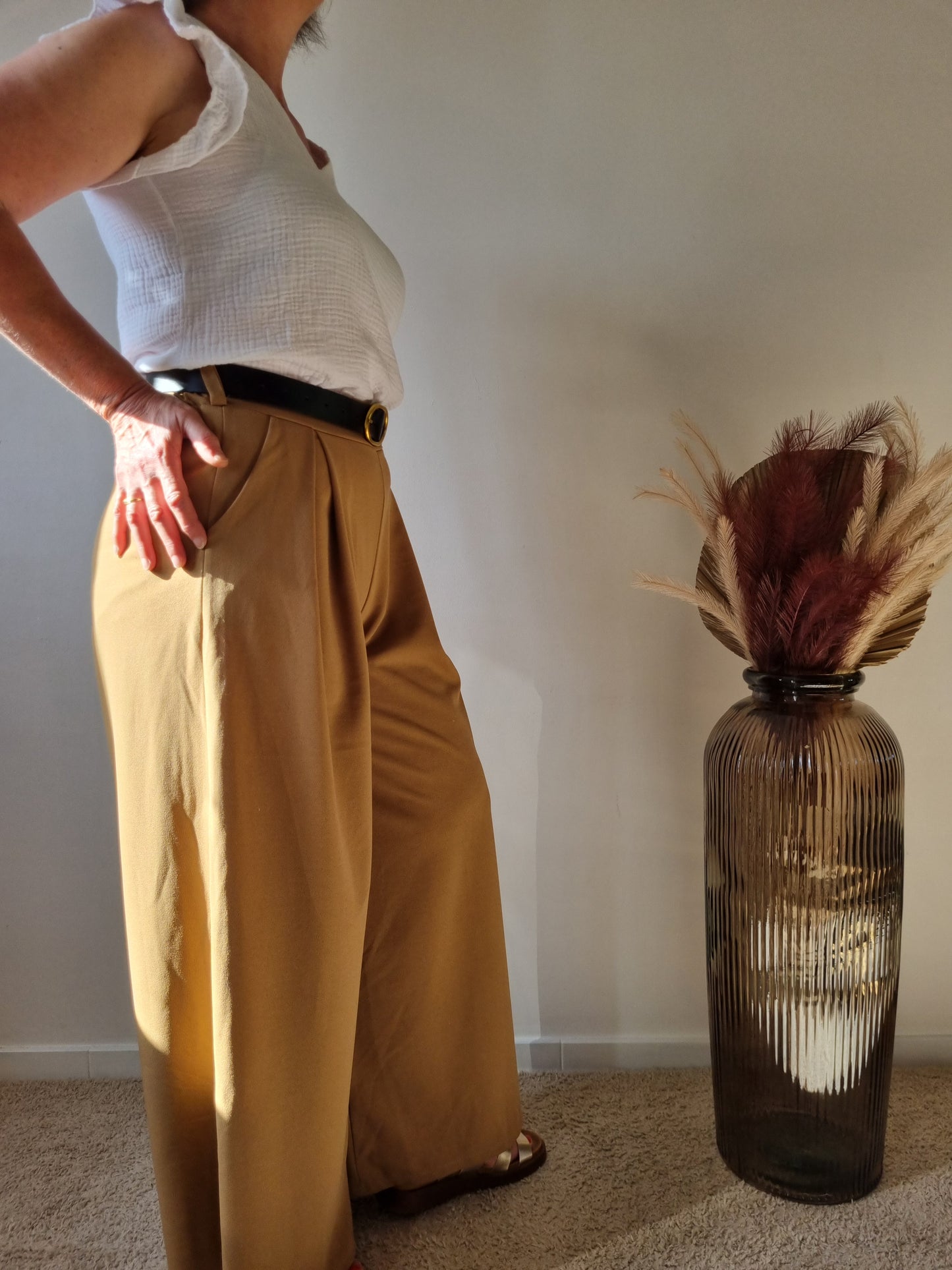 Pantalon Agnès Camel