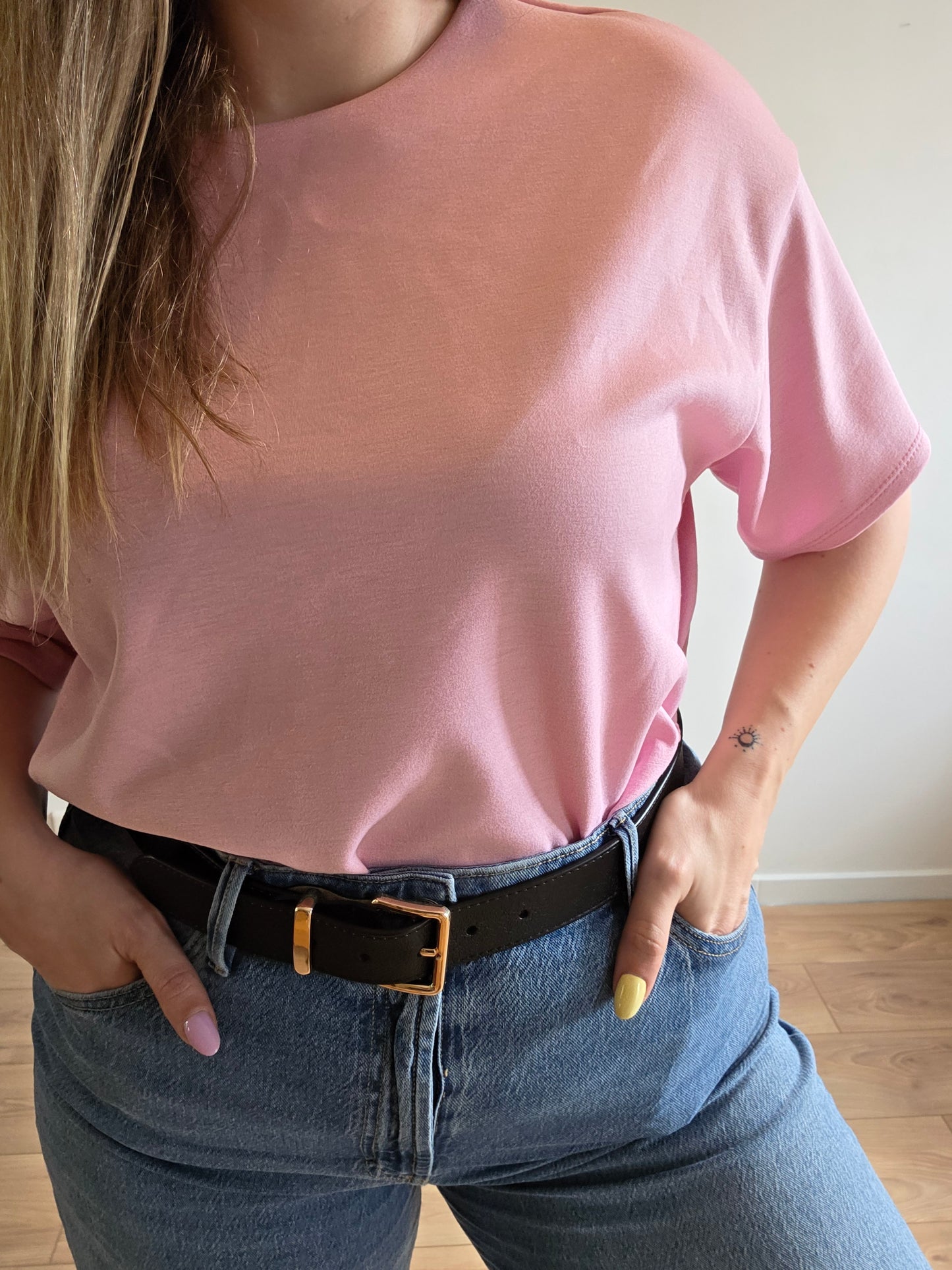 Ceinture en cuir Noir