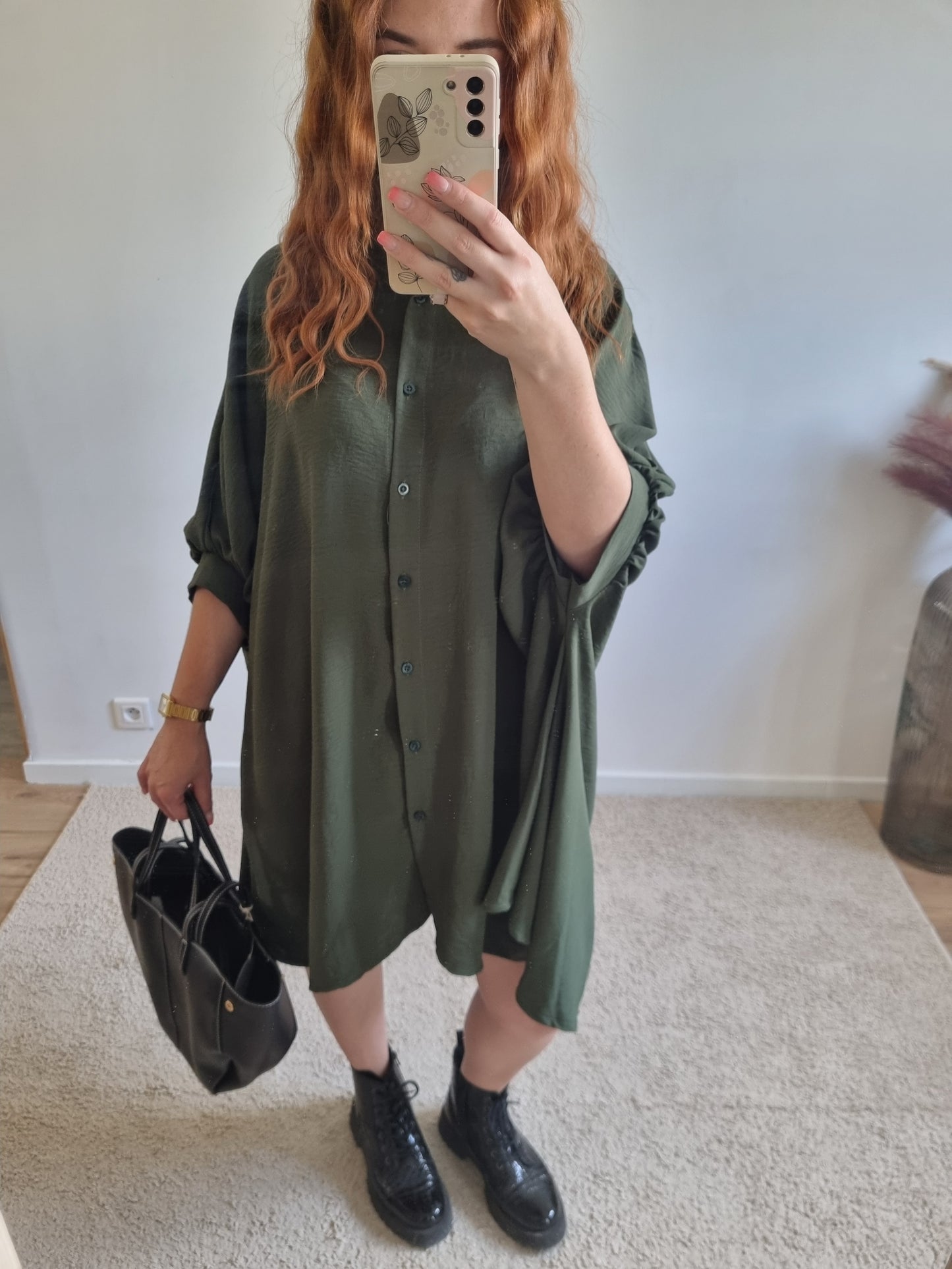 Robe Olivia kaki