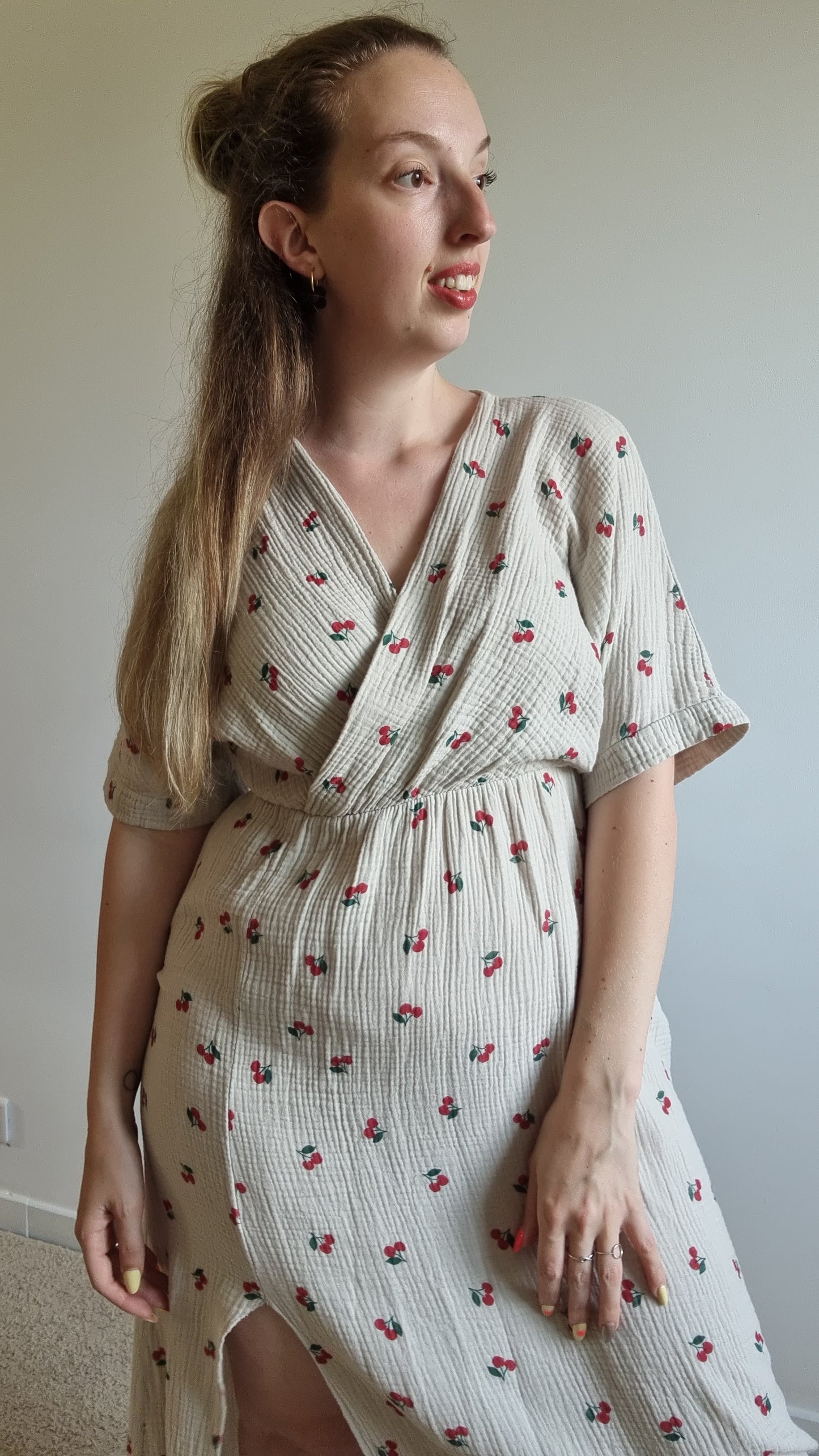 Robe Cerise Beige