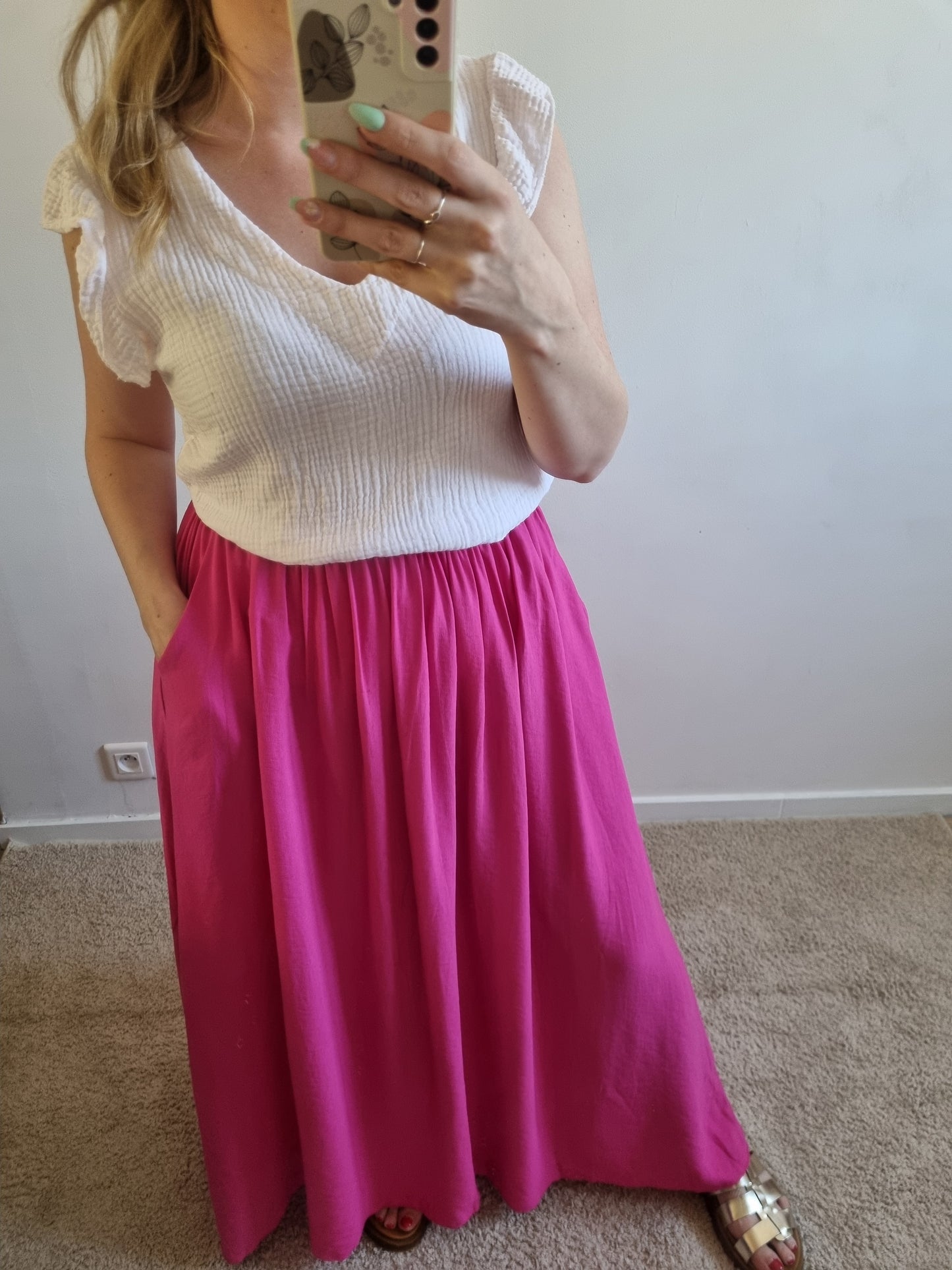 Jupe Angie fushia