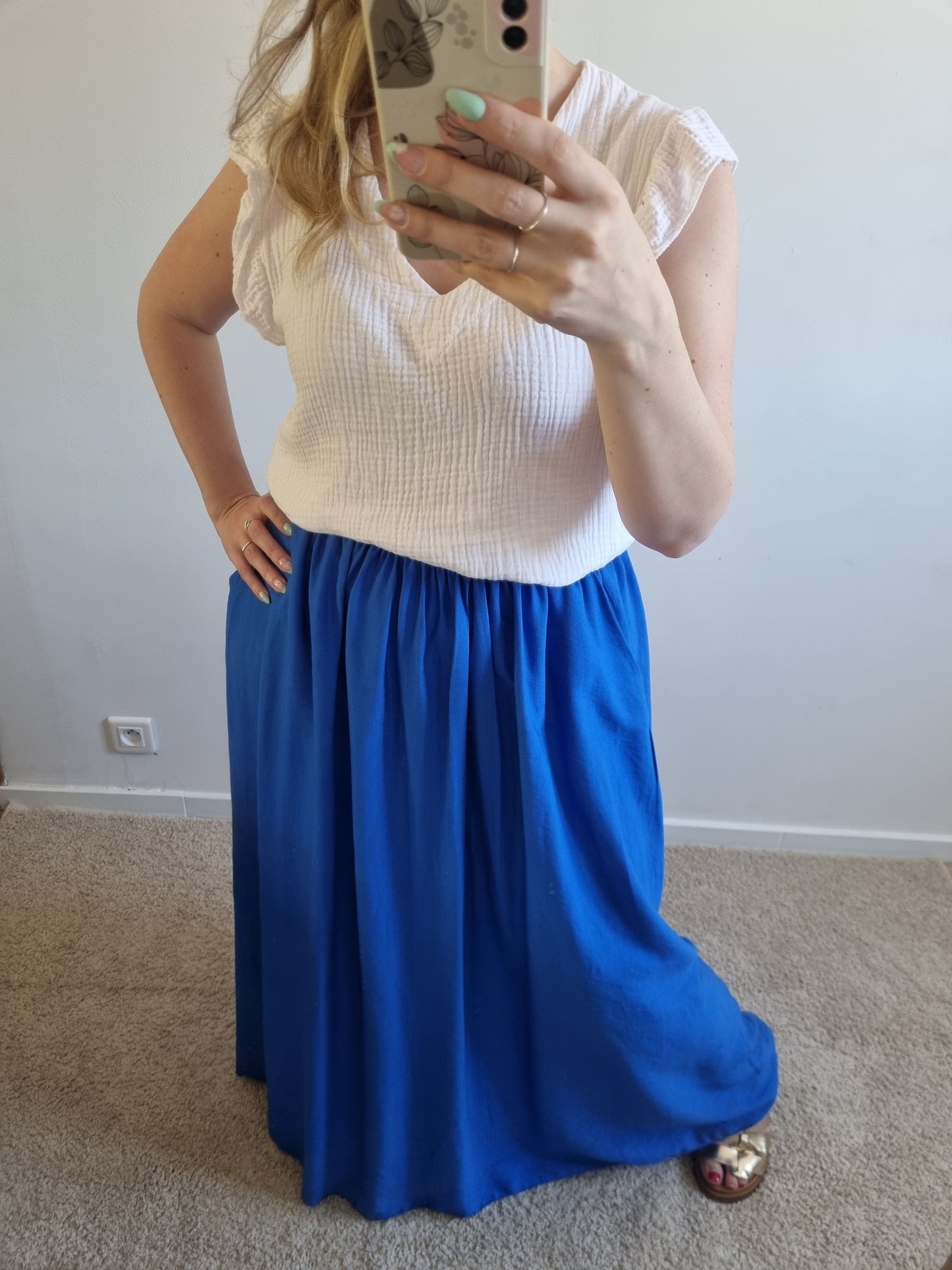 Jupe Angie Bleu roi