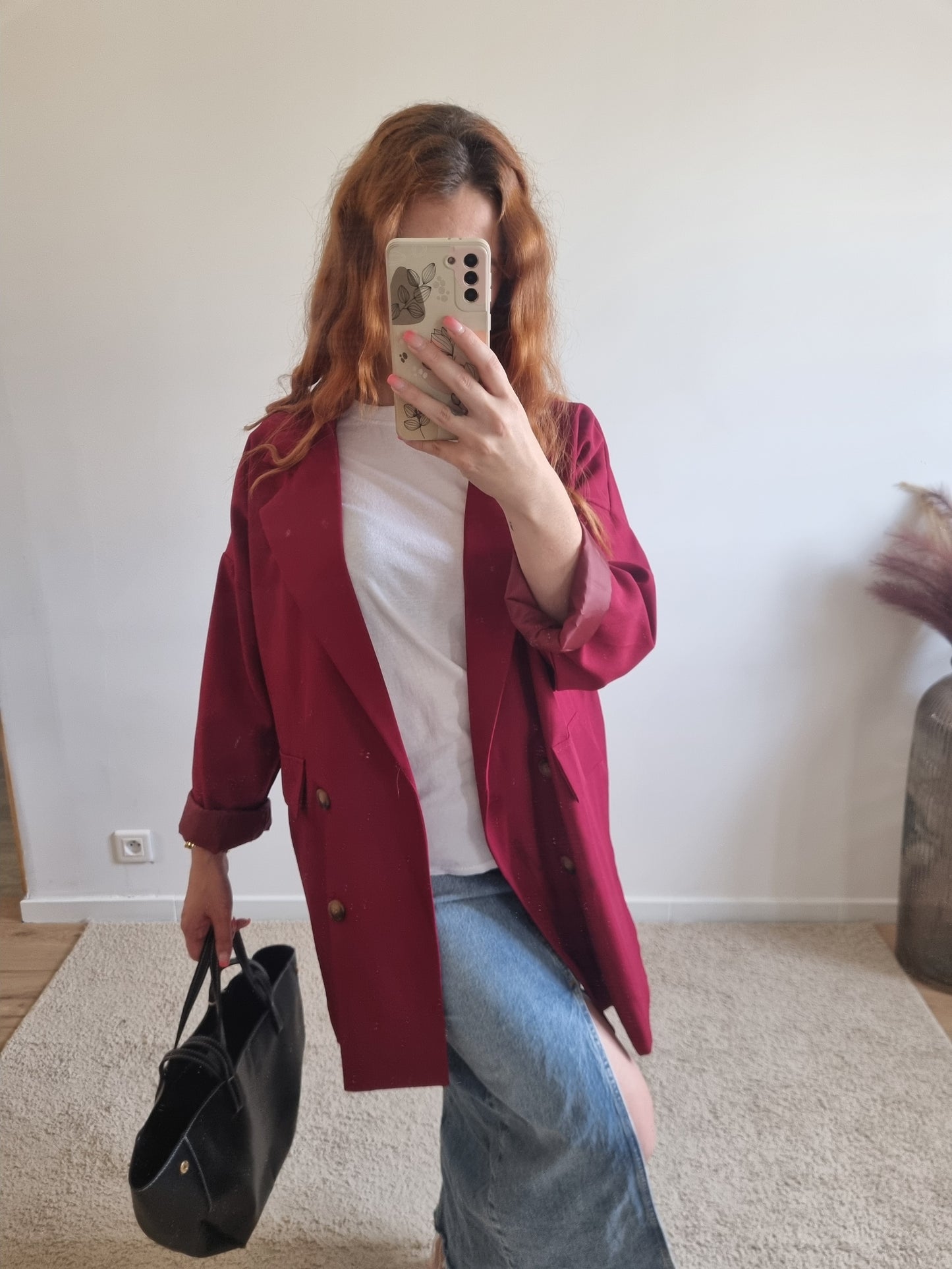 Blazer Jeanne bordeaux