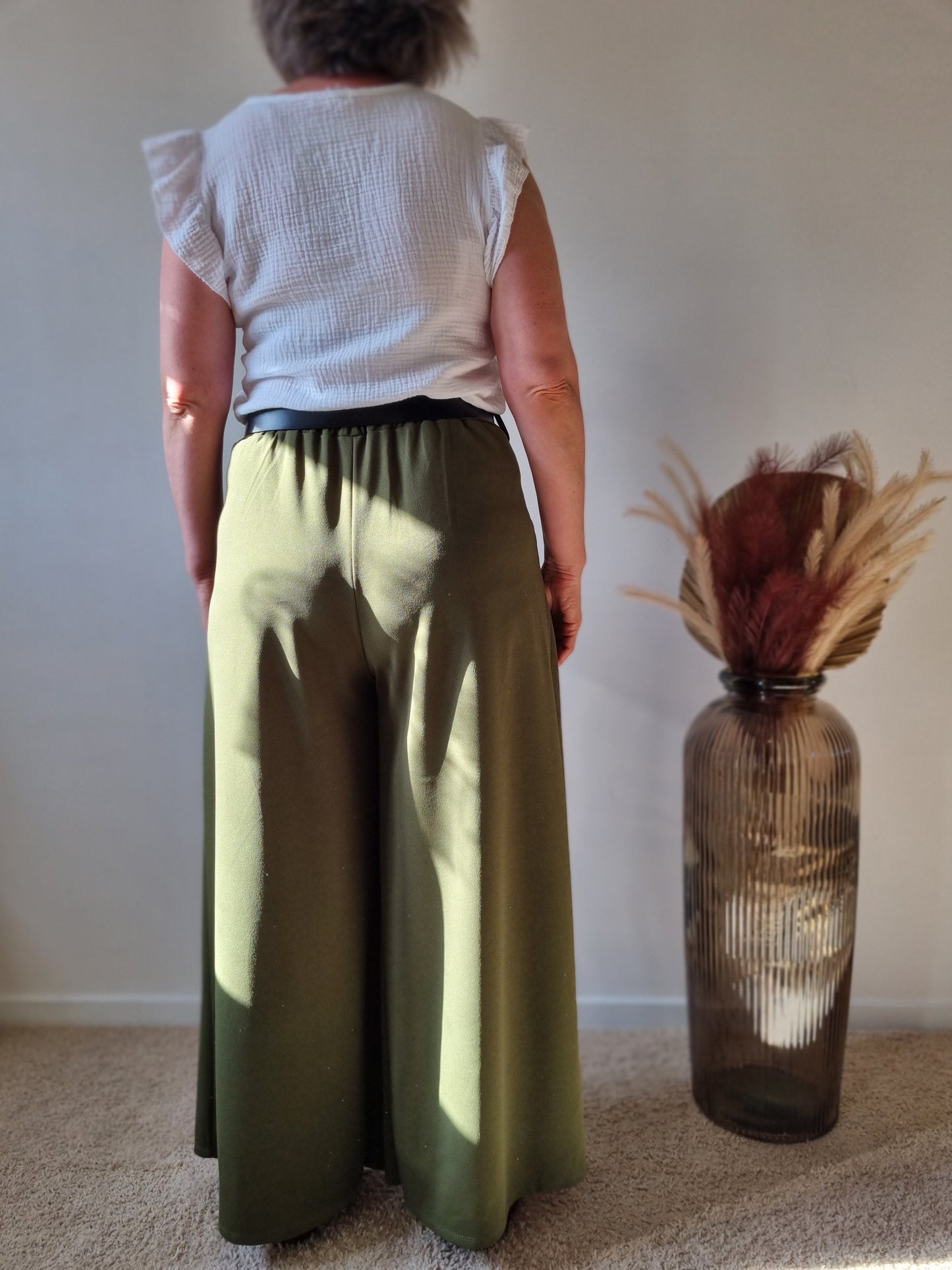 Pantalon Agnès Kaki