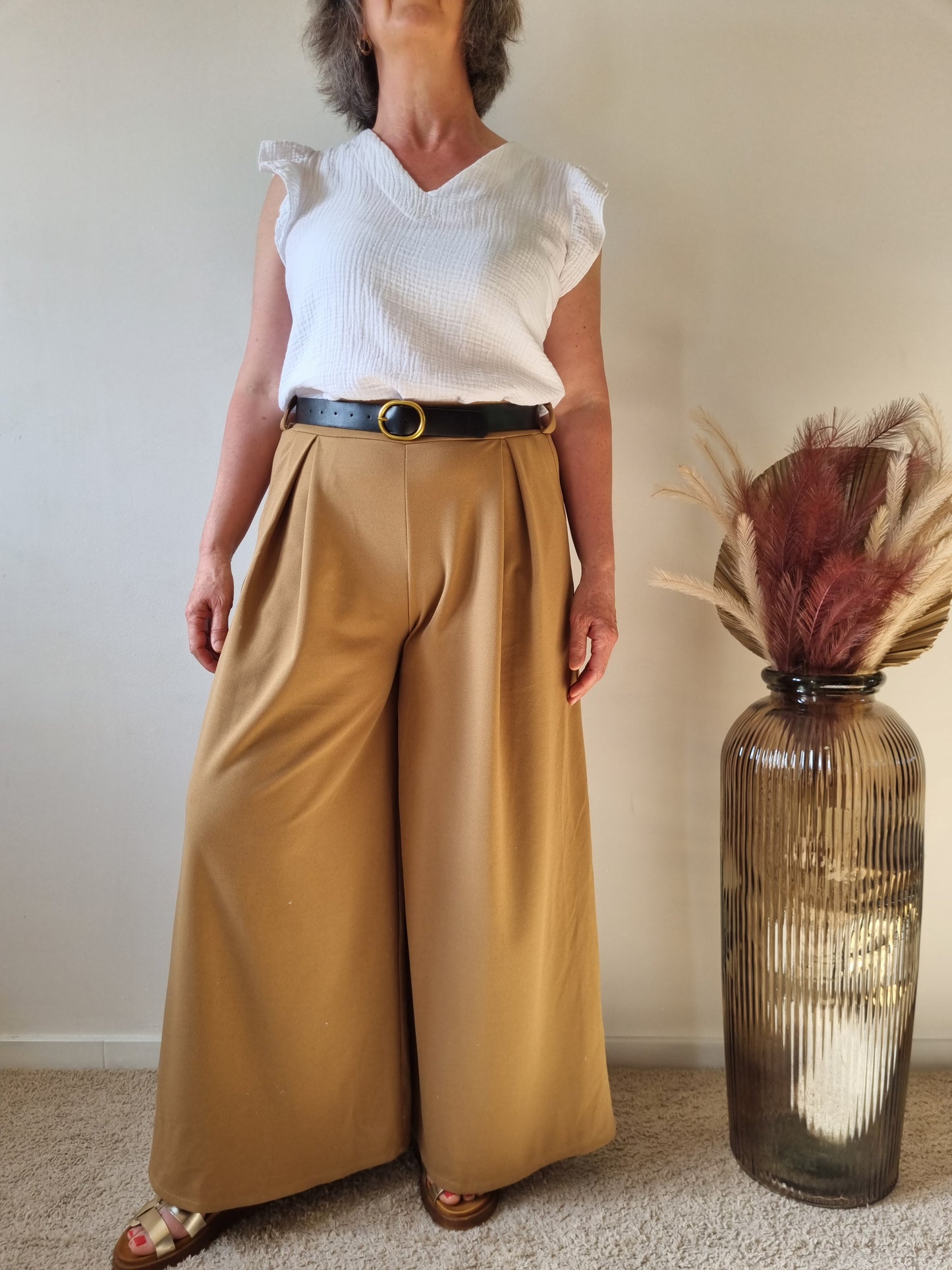 Pantalon Agnès Camel
