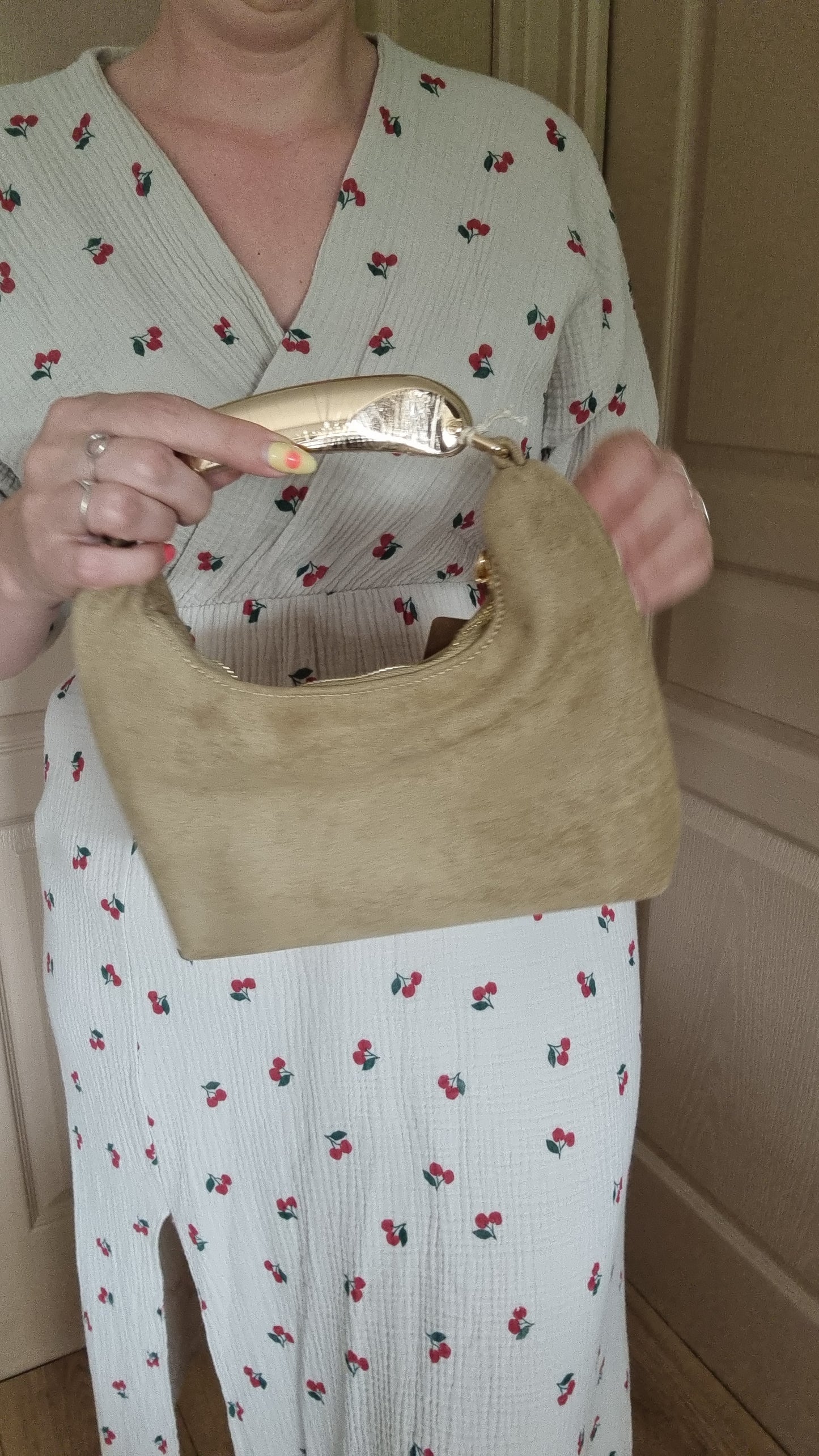 Sac Clémence beige