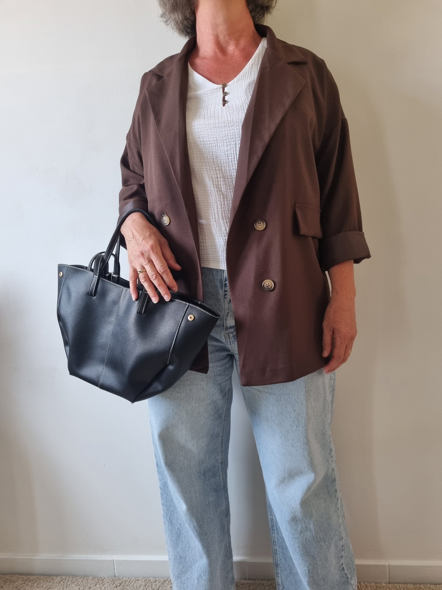Blazer Jeanne chocolat