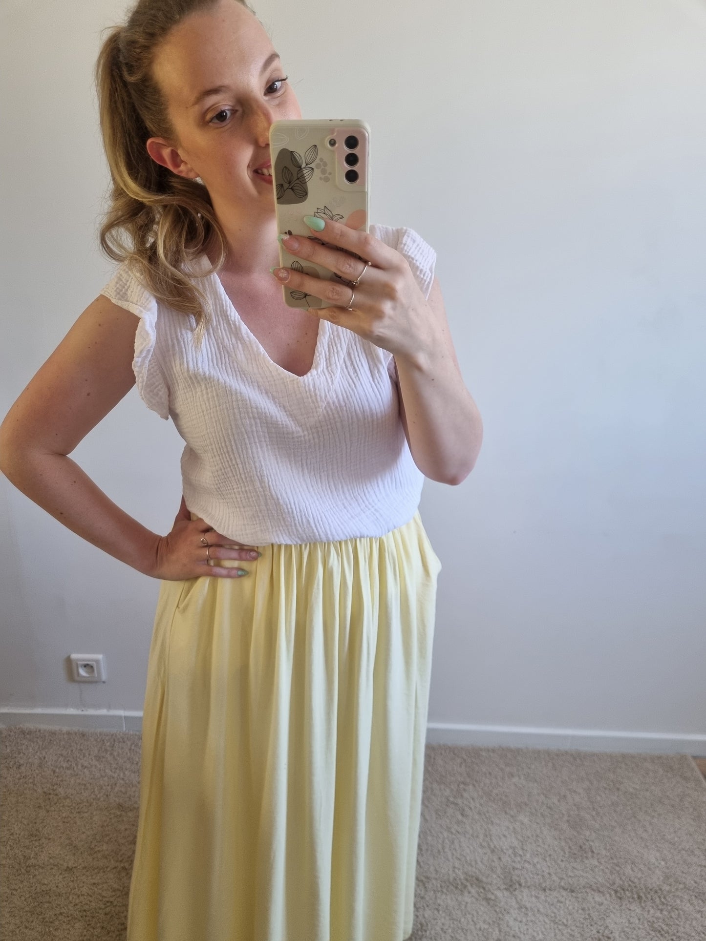 Jupe Angie jaune