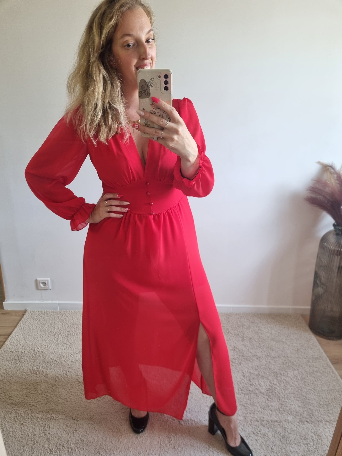 Robe Flora rouge