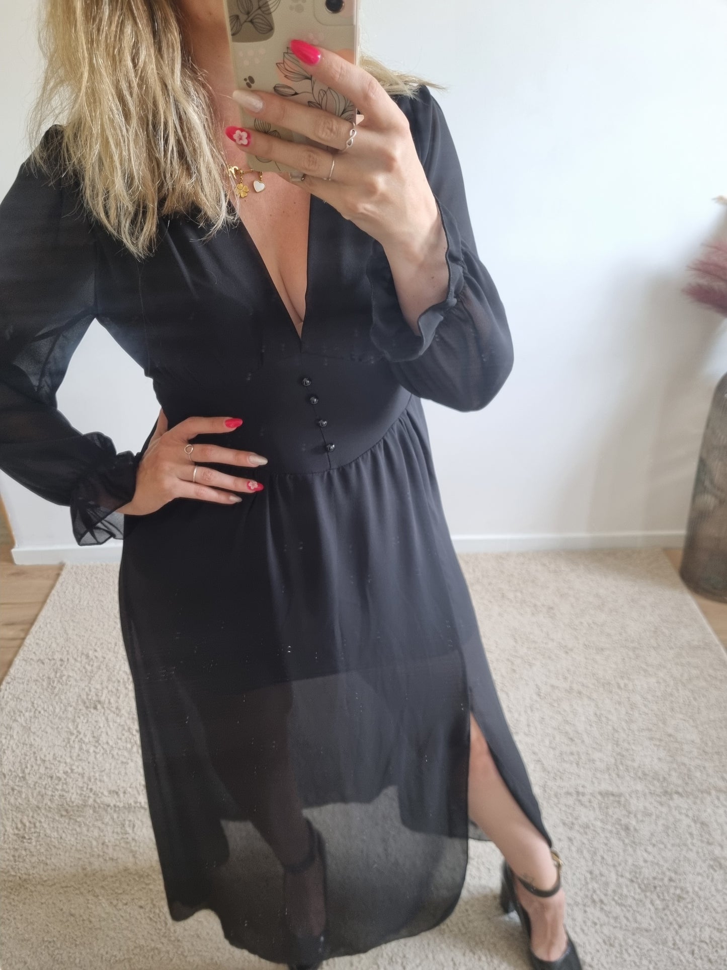 Robe Flora noire