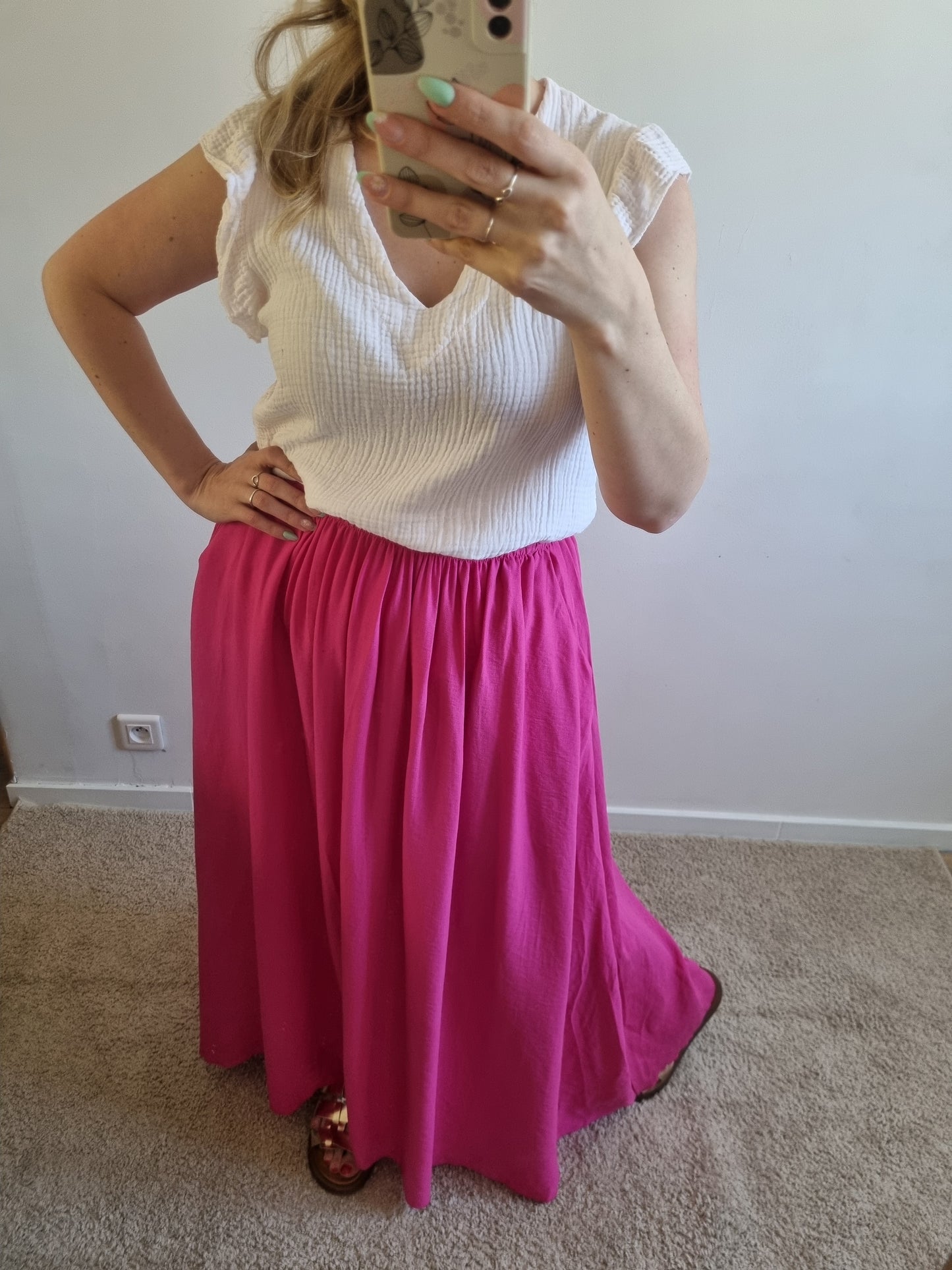 Jupe Angie fushia