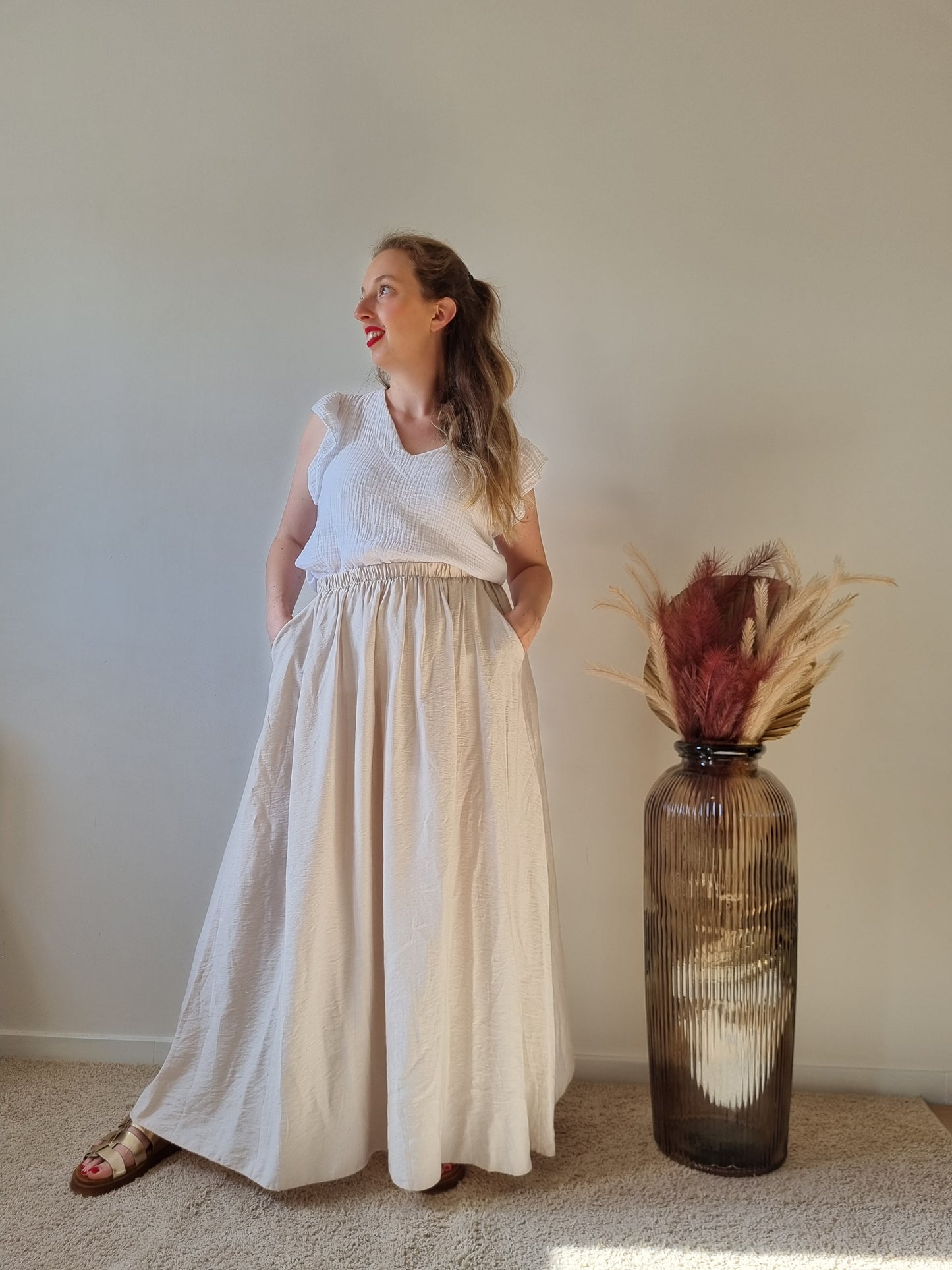 Jupe Angie Beige