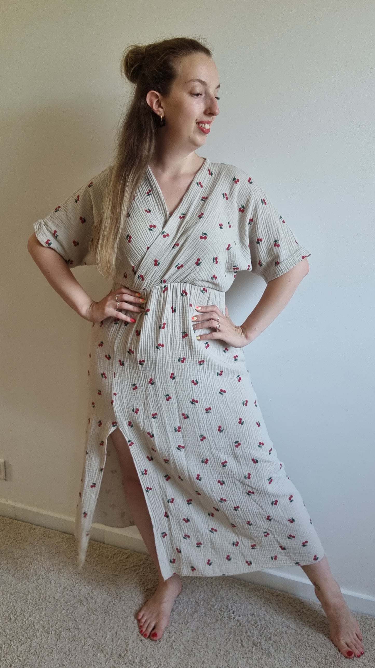 Robe Cerise Beige