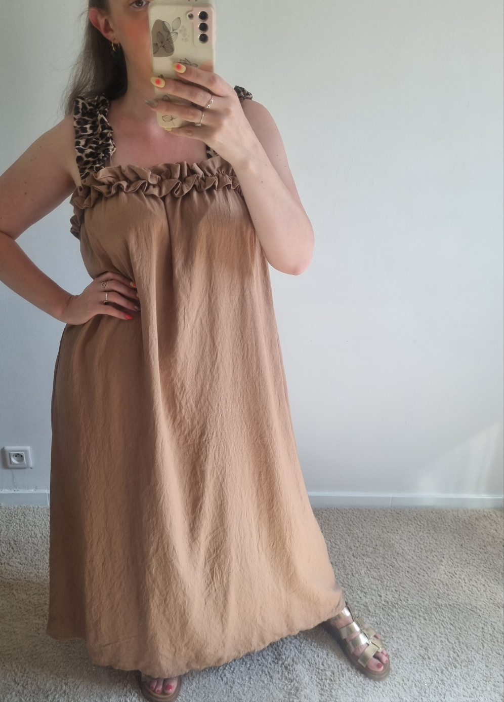 Robe Carole camel