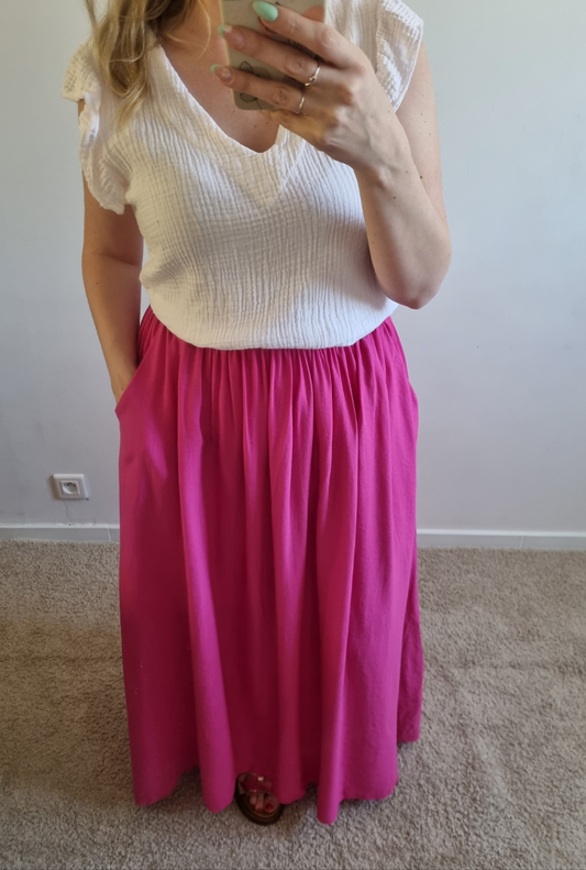 Jupe Angie fushia