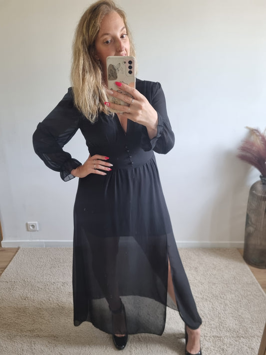 Robe Flora noire