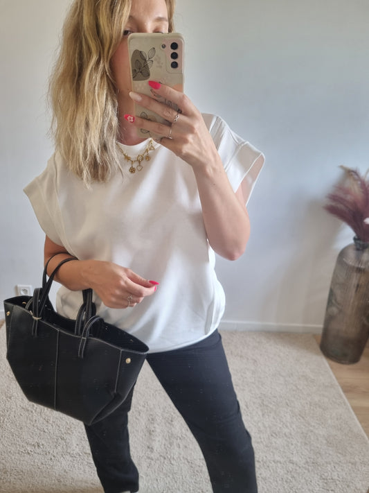 Top Noémie blanc