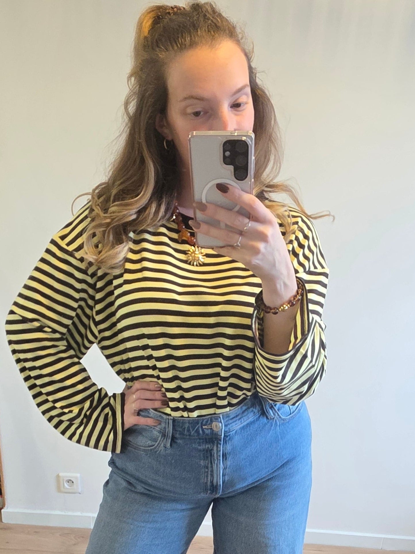 Top Romy jaune