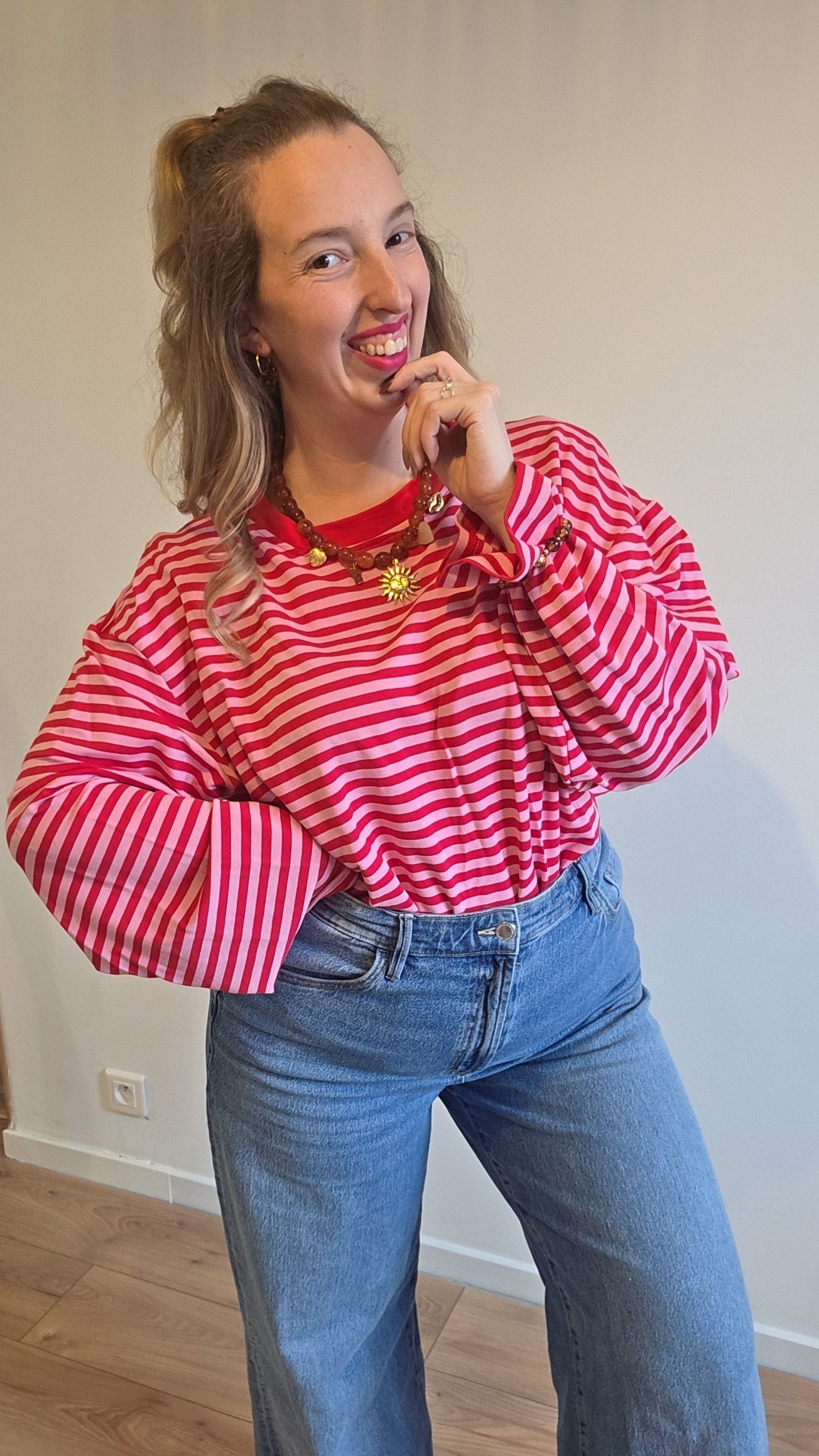 Top Romy rouge