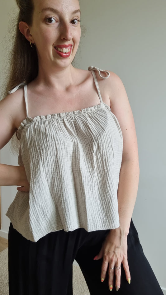Top Emilie beige