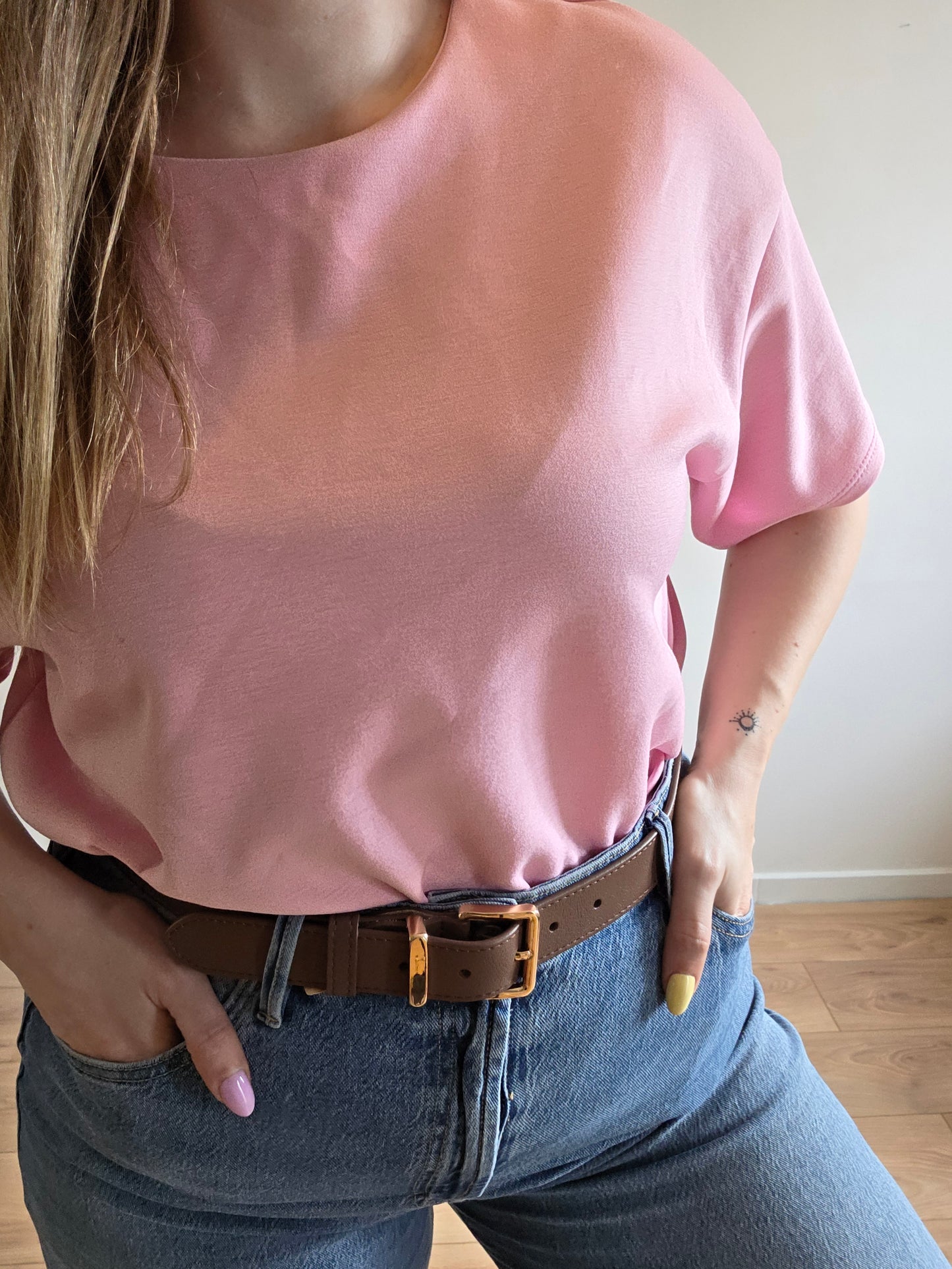 Ceinture en cuir Marron