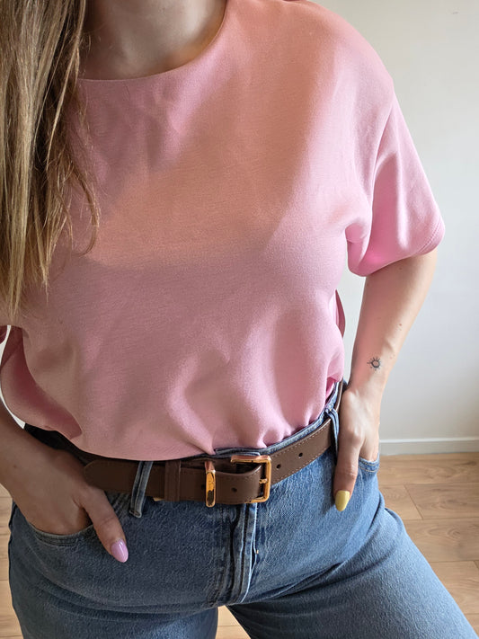 Ceinture en cuir Marron