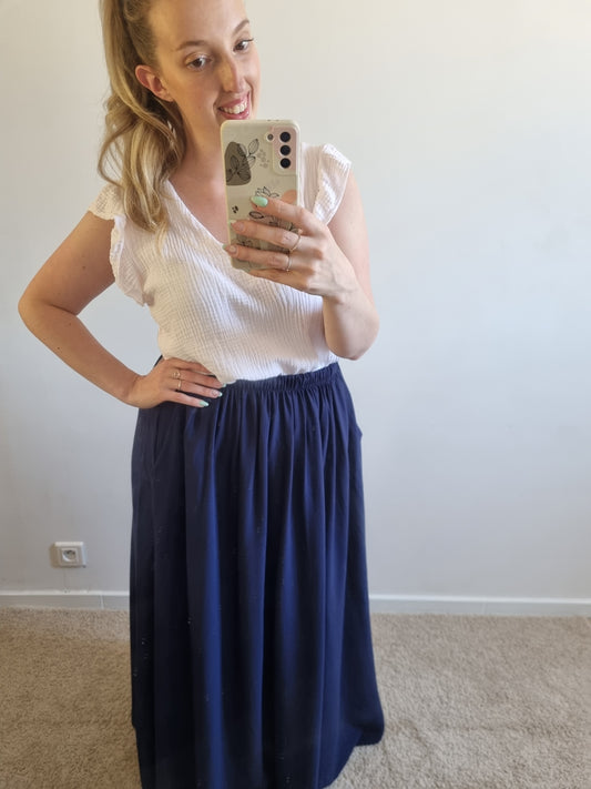 Jupe Angie bleu marine