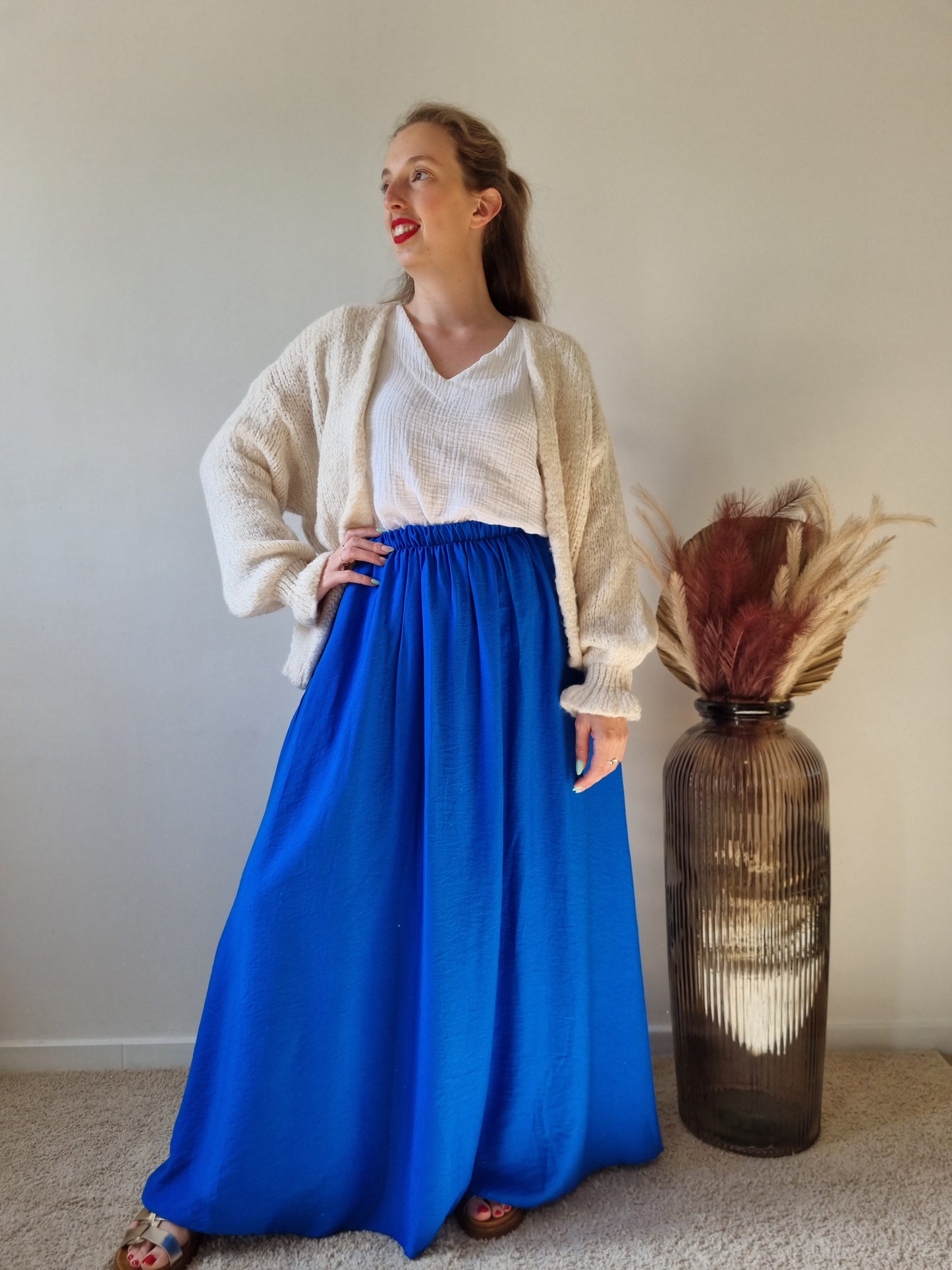 Jupe Angie Bleu roi