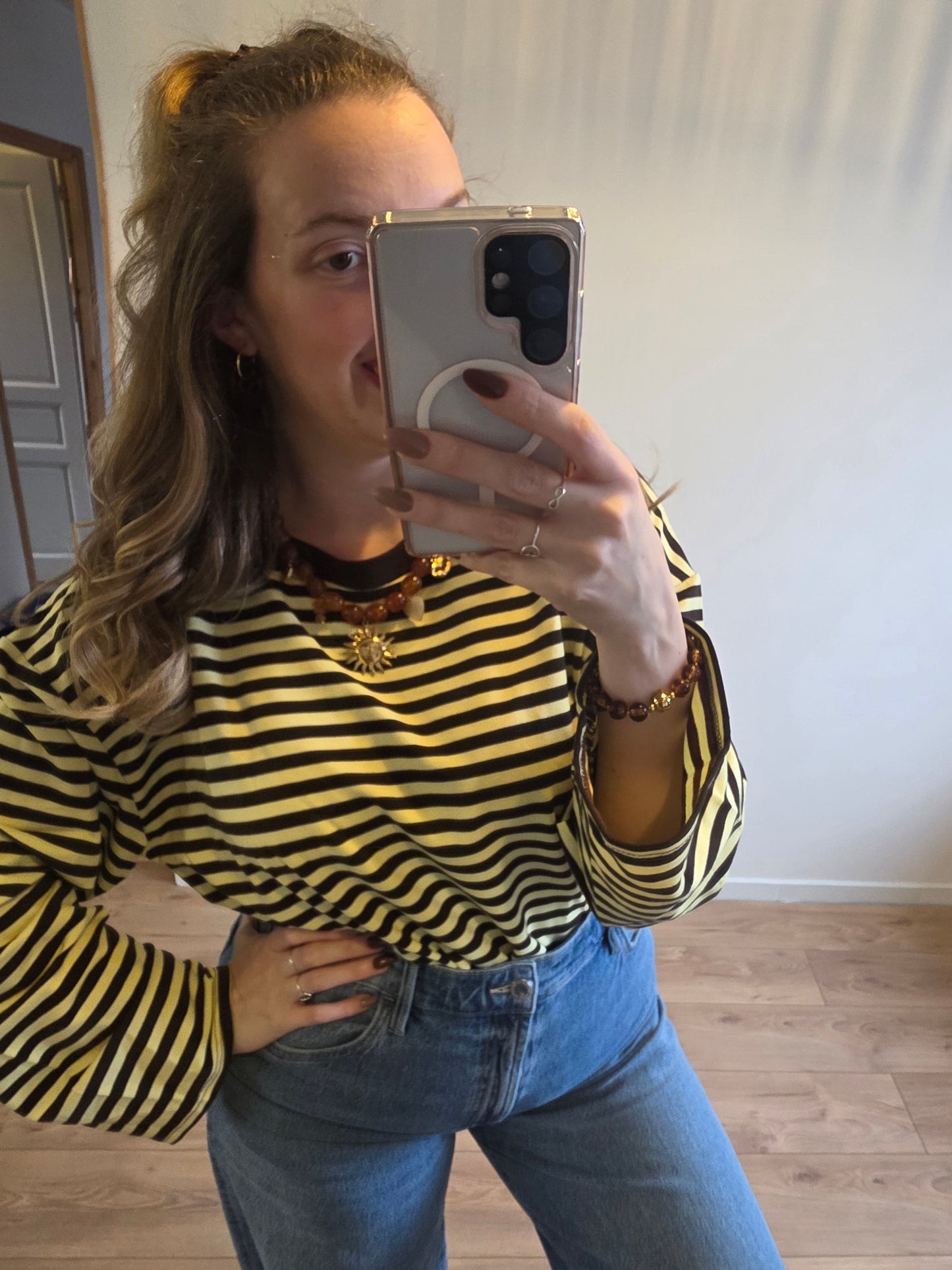 Top Romy jaune