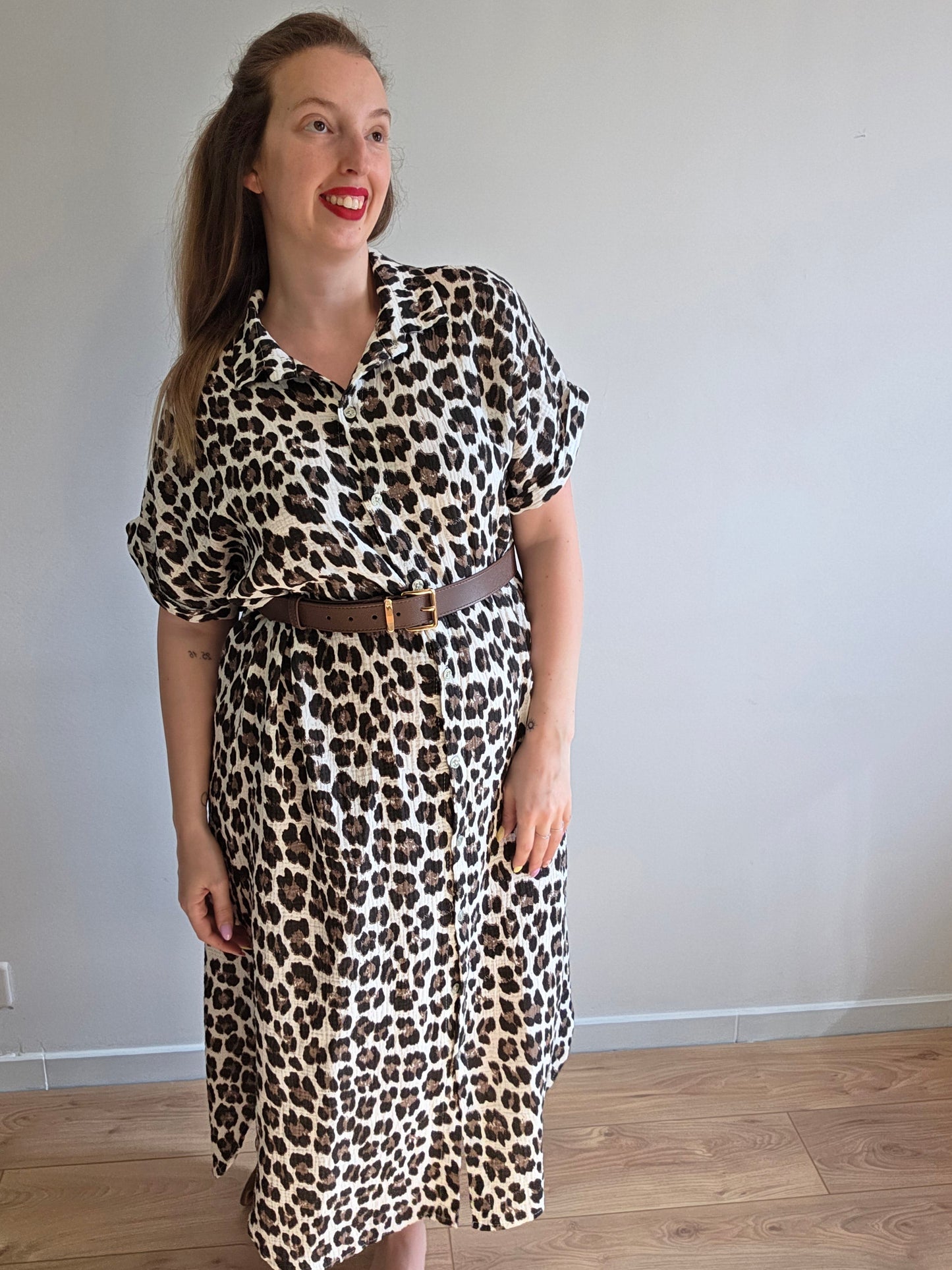 Robe Chemise Léopard 42/48