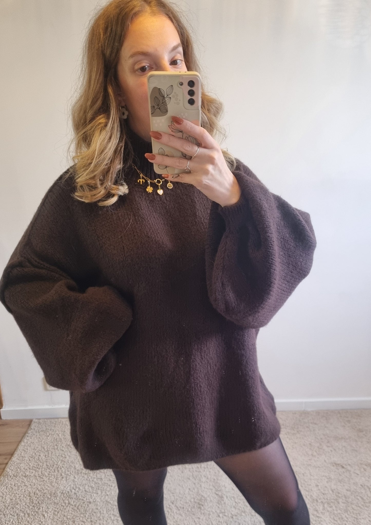 Pull Romane chocolat