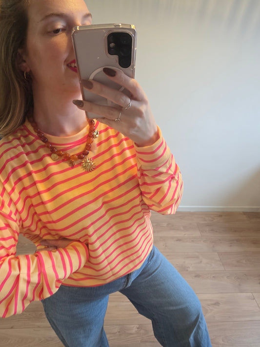 Top Anna  jaune clair