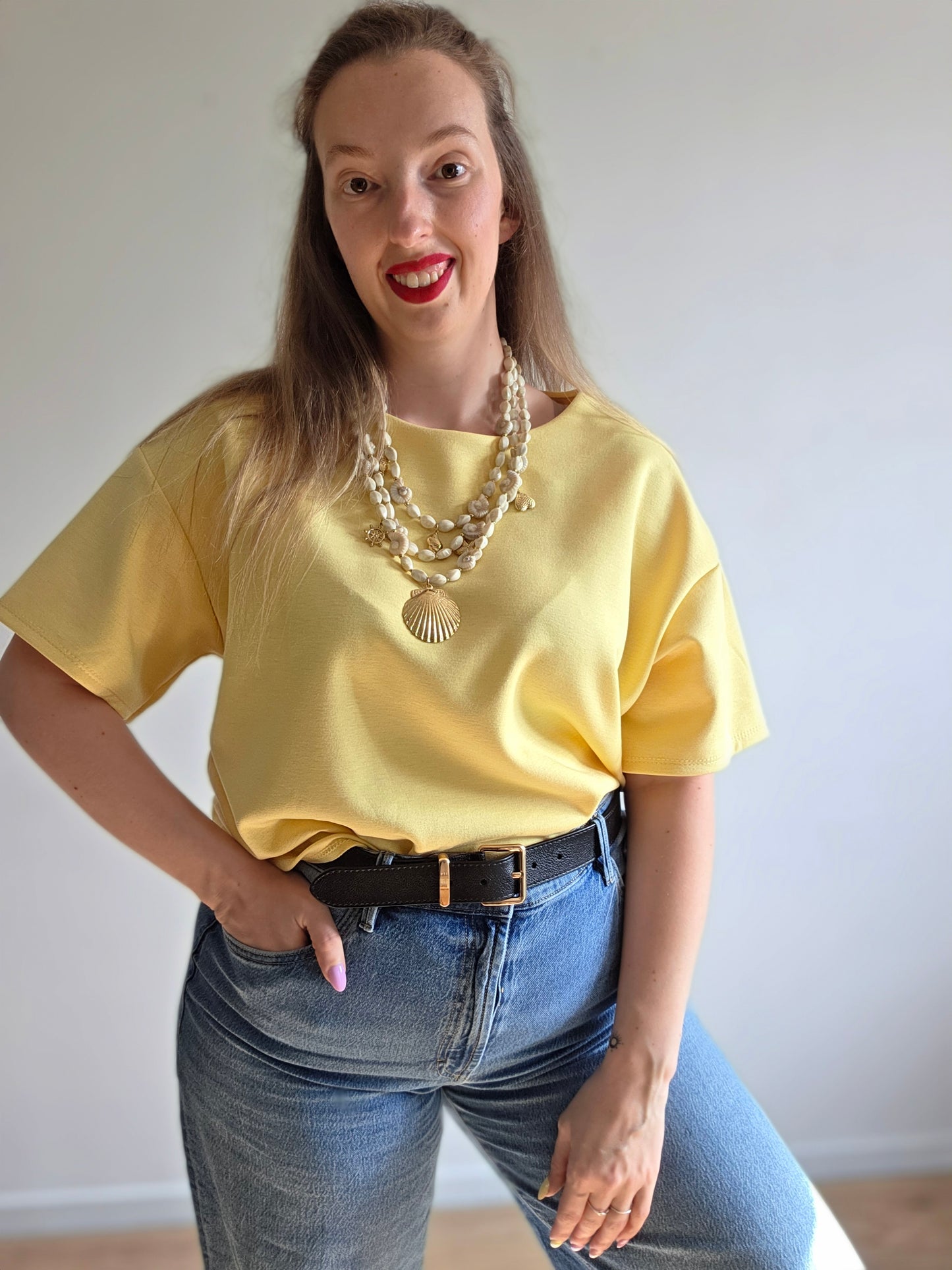 Top Julie Jaune
