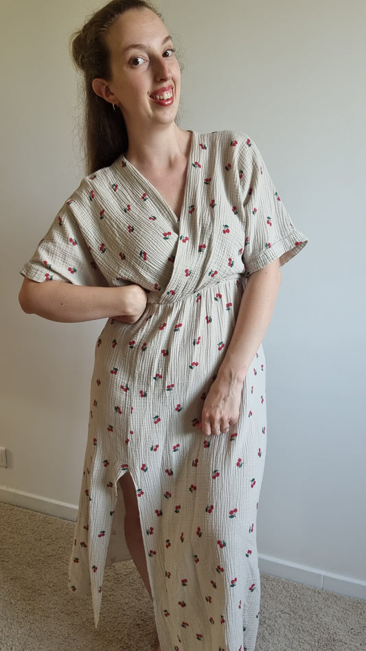 Robe Cerise Beige