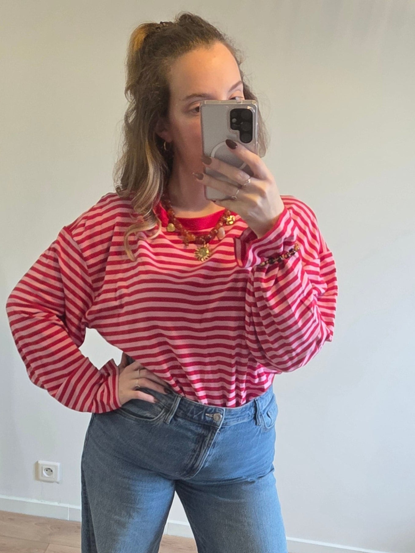 Top Romy rouge