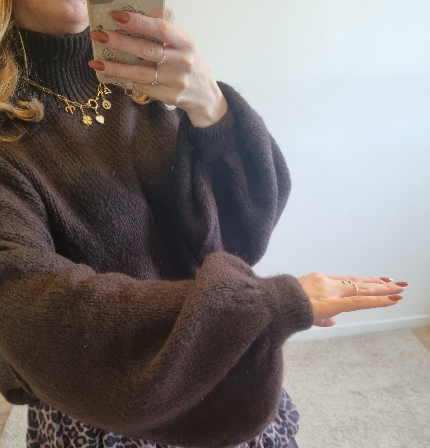 Pull Romane chocolat