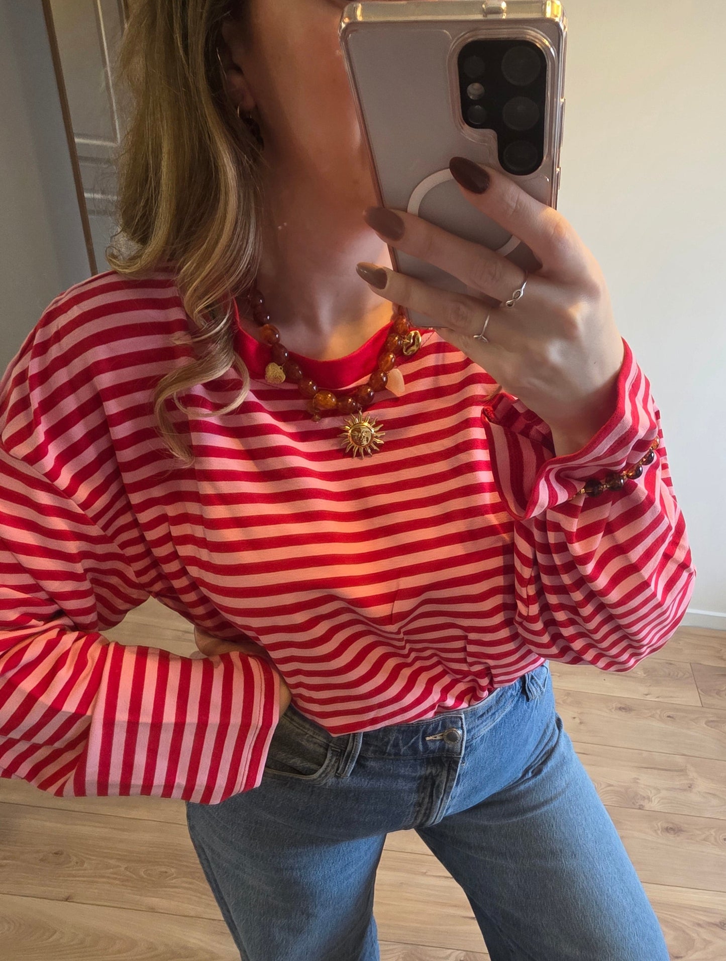 Top Romy rouge