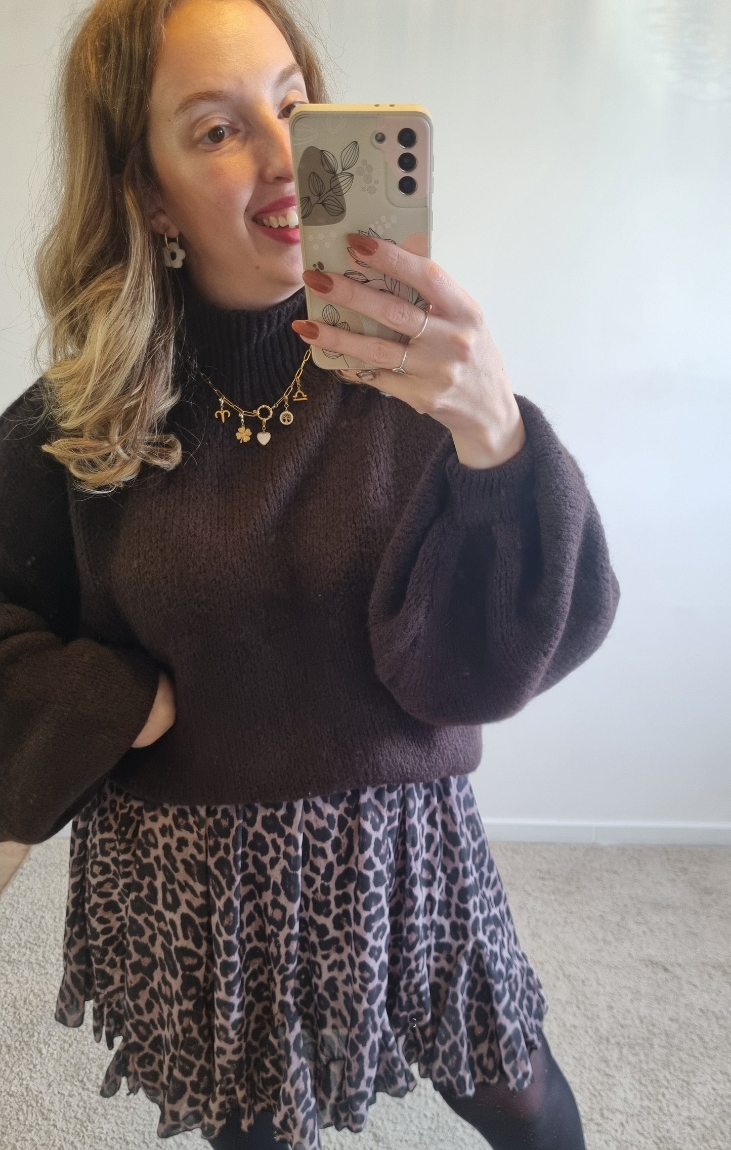 Pull Romane chocolat